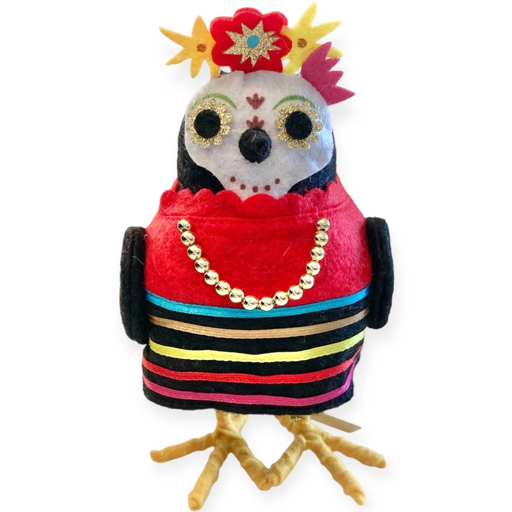 🎉DELETING TODAY🎉 Target Featherly Friends Cantante Bird Dia De Los Muertos Decor